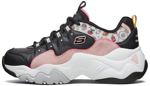 (W) 스케쳐스 X 라인프렌즈 D'Lites 3.0 핑크블랙 66666255-BKPK Buy (W) 스케쳐스 X 라인프렌즈 D'Lites 3.0 핑크블랙 66666255-BKPK