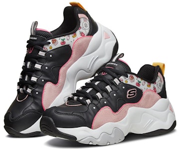 (W) 스케쳐스 X 라인프렌즈 D'Lites 3.0 핑크블랙 66666255-BKPK Lookbook (W) 스케쳐스 X 라인프렌즈 D'Lites 3.0 핑크블랙 66666255-BKPK