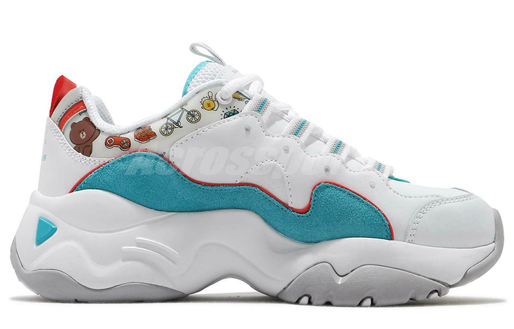 (W) Skechers Line Friends D'Lites 3.0 Low-Top' 'White' 圖 2