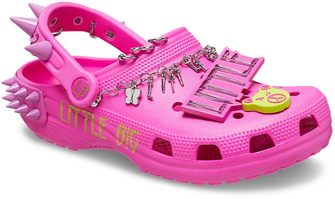Crocs LittleBig x Classic Clog Sandals Unisex Pink 207546-6QQ Lookbook Crocs LittleBig x Classic Clog Sandals Unisex Pink 207546-6QQ