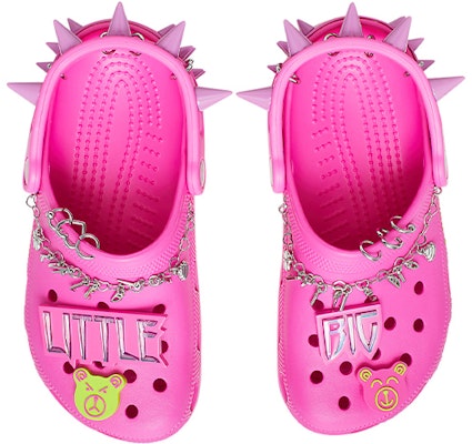 Crocs LittleBig x Classic Clog Sandals Unisex Pink 207546-6QQ Shop Crocs LittleBig x Classic Clog Sandals Unisex Pink 207546-6QQ