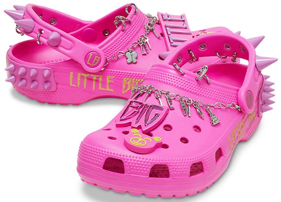 (W) Crocs LittleBig x 经典洞洞鞋 凉鞋 男女粉色 207546-6QQ Details for (W) Crocs LittleBig x 经典洞洞鞋 凉鞋 男女粉色 207546-6QQ