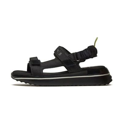 (W) Liu Wen Puma Future Rider Sandals 'Fluorescent Braid - Black'