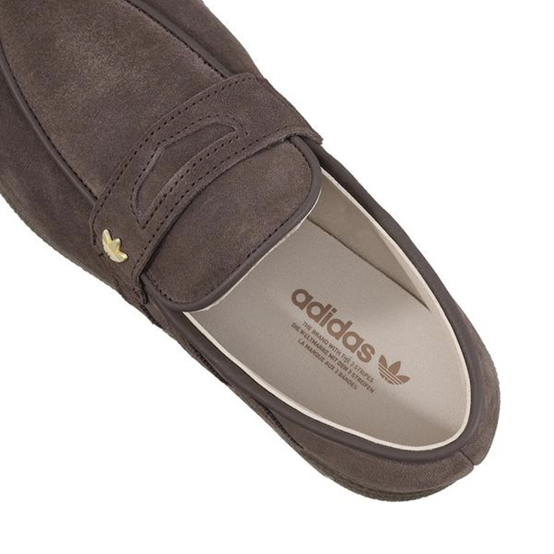 Details for (W) 乐福鞋 adidas Originals Handball Spezial 白色棕色鞋面 KJ2533