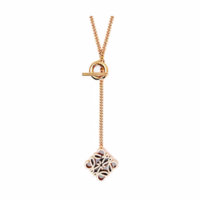 (Women) LOEWE 925 Silver Necklace for Women - Elegant & Stylish Design. J821241X19-8130