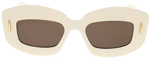 (Women) LOEWE Beige Geometric Logo Irregular Acetate Sunglasses. LW40114I25E (Women) LOEWE Beige Geometric Logo Irregular Acetate Sunglasses. LW40114I25E