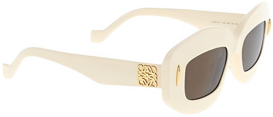 (W) LOEWE 米色几何Logo不规则醋酸材质太阳镜。 LW40114I25E Lookbook (W) LOEWE 米色几何Logo不规则醋酸材质太阳镜。 LW40114I25E