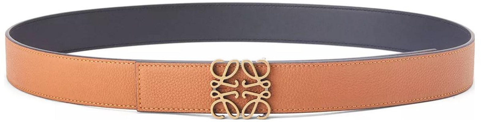 (W) LOEWE 棕色/黑色小牛皮腰带 3.5cm 配签名扣 E619Z20X04-2935 Buy (W) LOEWE 棕色/黑色小牛皮腰带 3.5cm 配签名扣 E619Z20X04-2935