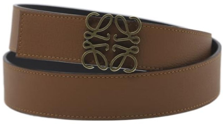 (W) LOEWE 棕色/黑色小牛皮腰带 3.5cm 配签名扣 E619Z20X04-2935 Lookbook (W) LOEWE 棕色/黑色小牛皮腰带 3.5cm 配签名扣 E619Z20X04-2935