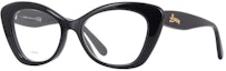 Buy (W) LOEWE 黑色猫眼板材眼镜框配标志性镜腿。 LW50067I001