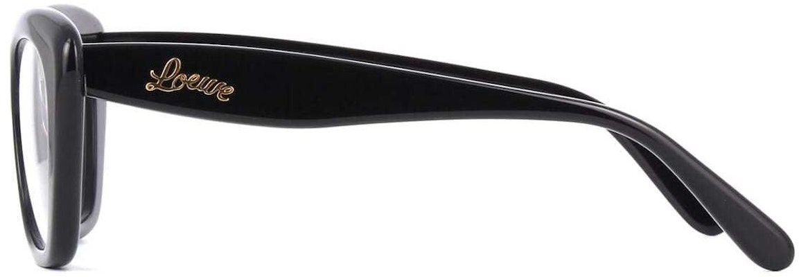 (W) LOEWE 黑色猫眼板材眼镜框配标志性镜腿。 LW50067I001 Shop (W) LOEWE 黑色猫眼板材眼镜框配标志性镜腿。 LW50067I001