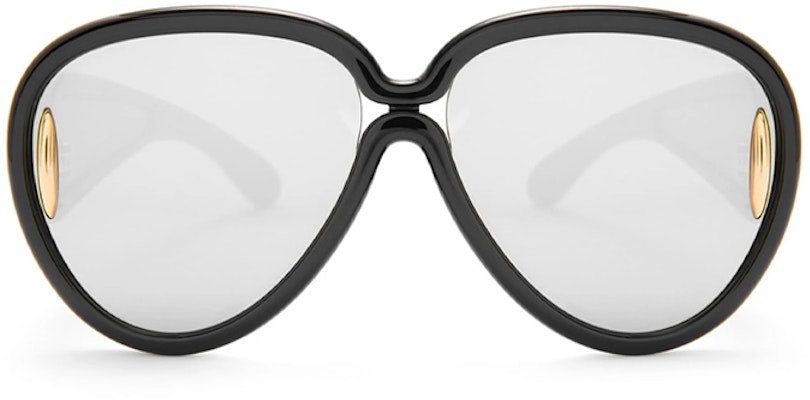 (W) LOEWE 黑色不规则尼龙太阳镜搭配标志镜腿 LW40132I6501C Lookbook (W) LOEWE 黑色不规则尼龙太阳镜搭配标志镜腿 LW40132I6501C