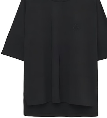(Women) LOEWE Black Oversized Crewneck Plain T-Shirt S359Y22X58-1100 Details for (Women) LOEWE Black Oversized Crewneck Plain T-Shirt S359Y22X58-1100