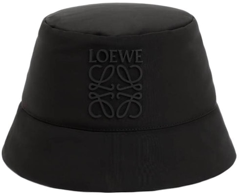 (Women) LOEWE Black Polyester Bucket Hat with Logo Design. K820HB1X631100 Buy (Women) LOEWE Black Polyester Bucket Hat with Logo Design. K820HB1X631100