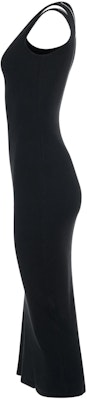 (Women) LOEWE Black Sleeveless Midi Dress with Embroidered Logo and Cinched Waist. S359Y51X68-1100 Purchase (Women) LOEWE Black Sleeveless Midi Dress with Embroidered Logo and Cinched Waist. S359Y51X68-1100