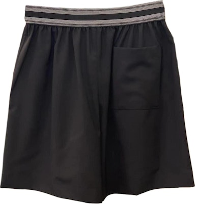 (Women) LOEWE Black Striped Shorts with Logo Pattern Elastic Waist. S359Y1AX03-1100 Lookbook (Women) LOEWE Black Striped Shorts with Logo Pattern Elastic Waist. S359Y1AX03-1100