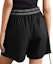 Purchase (Women) LOEWE Black Striped Shorts with Logo Pattern Elastic Waist. S359Y1AX03-1100