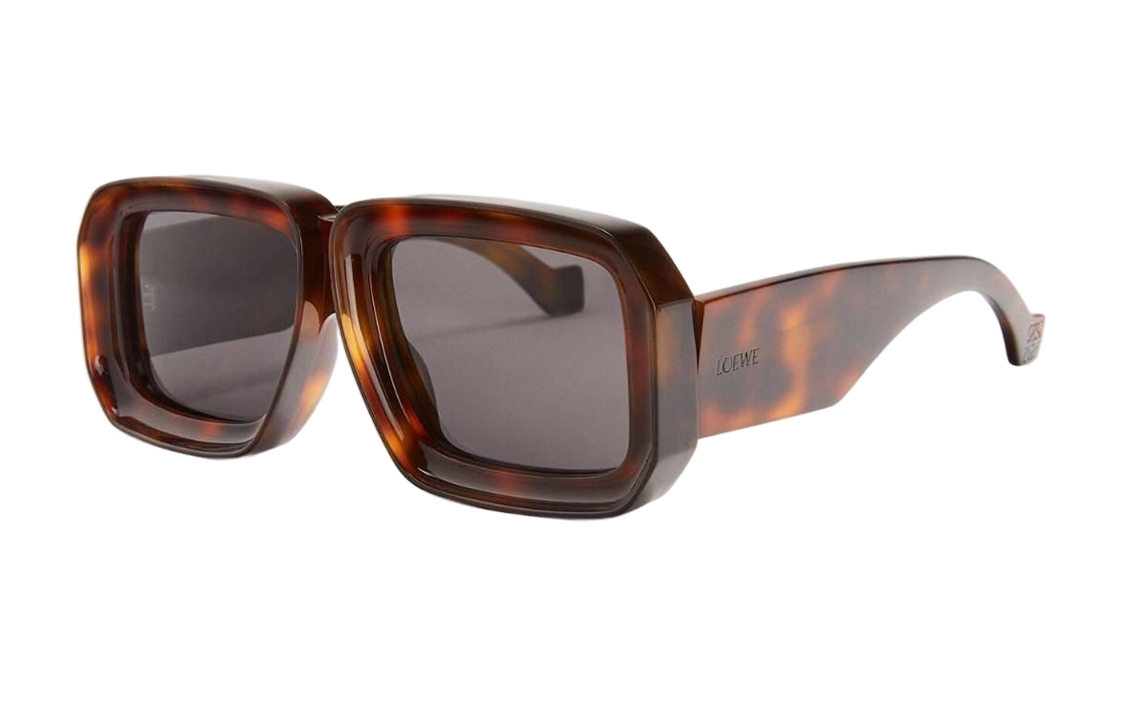 (Women) LOEWE  Brown Irregular Frame Fashion Sunglasses G616446X014036
