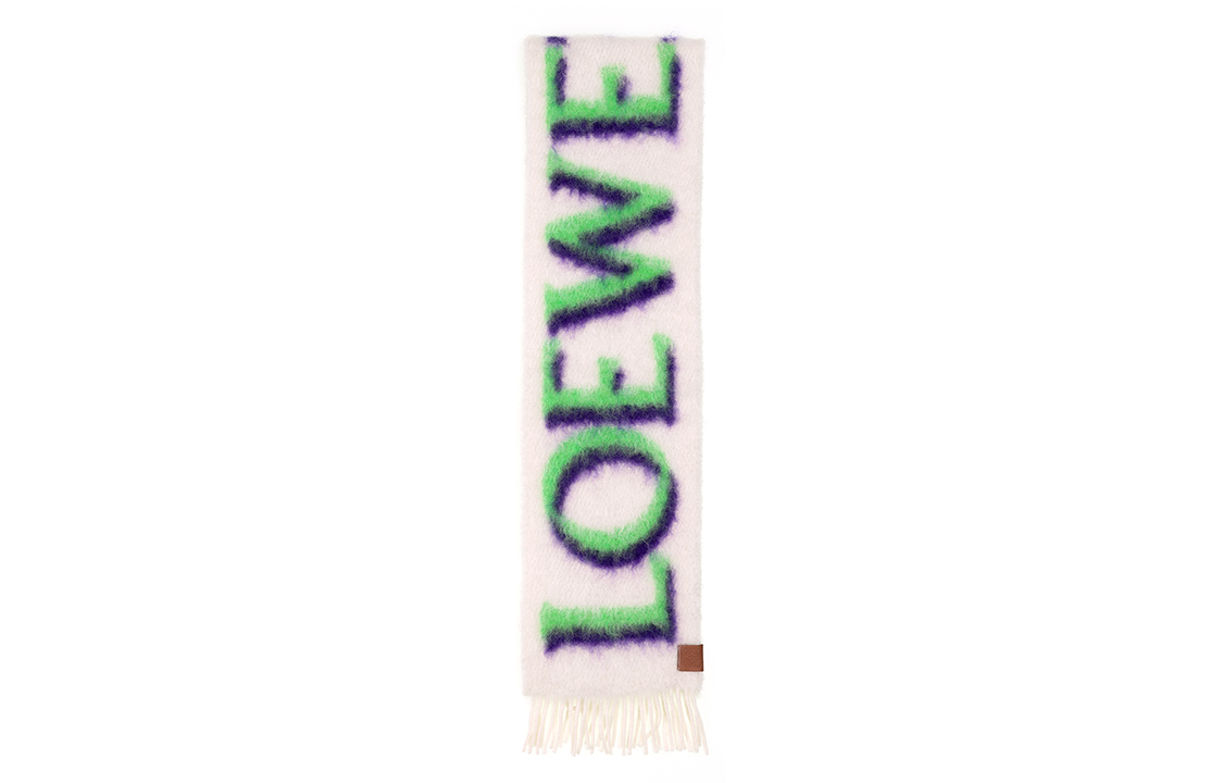 (Women) LOEWE  Cozy Elegant Warm Knit Scarf. F811257X03-2104