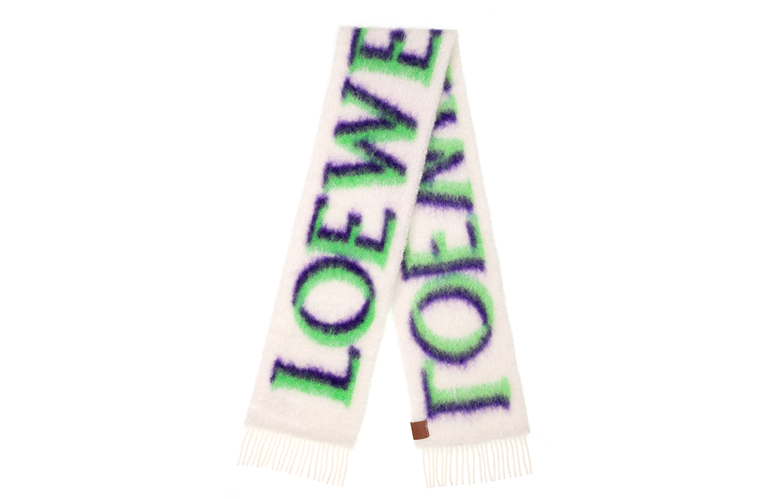 (Women) LOEWE  Cozy Elegant Warm Knit Scarf. F811257X03-2104 圖 3