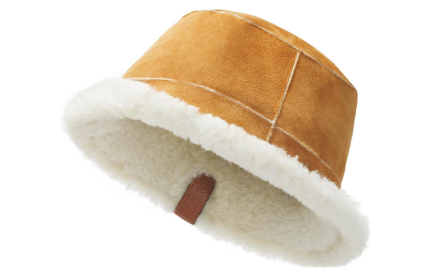 (Women) LOEWE  Fashionable Wool Bucket Hat Warm and Stylish. K664H03X08-3159