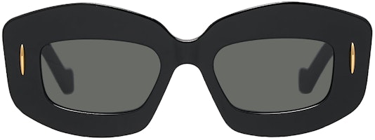 (Women) LOEWE Geometric Logo Black Irregular Sunglasses LW40114F01A (Women) LOEWE Geometric Logo Black Irregular Sunglasses LW40114F01A