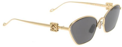 (Women) LOEWE Gold Irregular Metal Frame Sunglasses. LW40115U3A (Women) LOEWE Gold Irregular Metal Frame Sunglasses. LW40115U3A