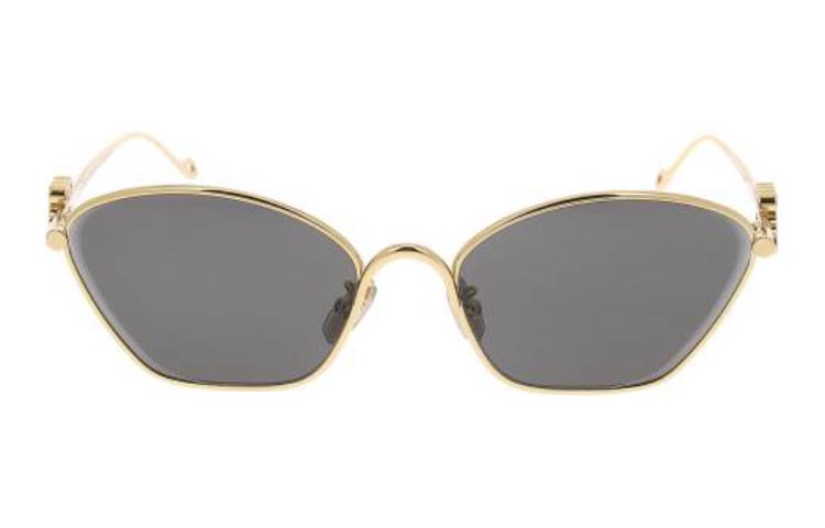 Lookbook (W) LOEWE 金色不规则金属框太阳镜. LW40115U3A