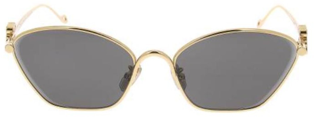 (W) LOEWE 金色不规则金属框太阳镜. LW40115U3A Lookbook (W) LOEWE 金色不规则金属框太阳镜. LW40115U3A