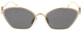 Lookbook (W) LOEWE 金色不规则金属框太阳镜. LW40115U3A