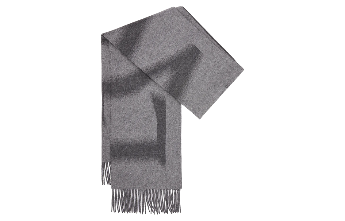 (Women) LOEWE  Gray Scarf with Logo Letter Tassel Design. F540257X18-1131 圖 2