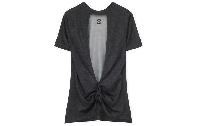 Lookbook (W) LOEWE Baju Kelabu Tanpa Belakang Logo Regular. S540Y07XDK1720