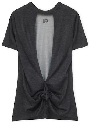 (W) LOEWE Baju Kelabu Tanpa Belakang Logo Regular. S540Y07XDK1720 Lookbook (W) LOEWE Baju Kelabu Tanpa Belakang Logo Regular. S540Y07XDK1720