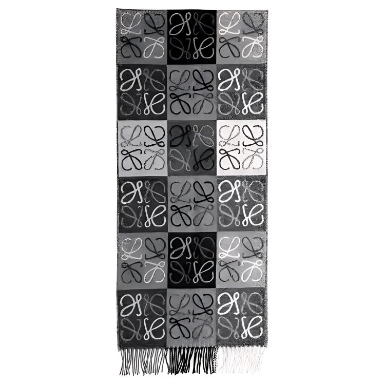 Buy (Women) LOEWE  Grey Fashion Casual Trendy Knit Scarf. F810487X17