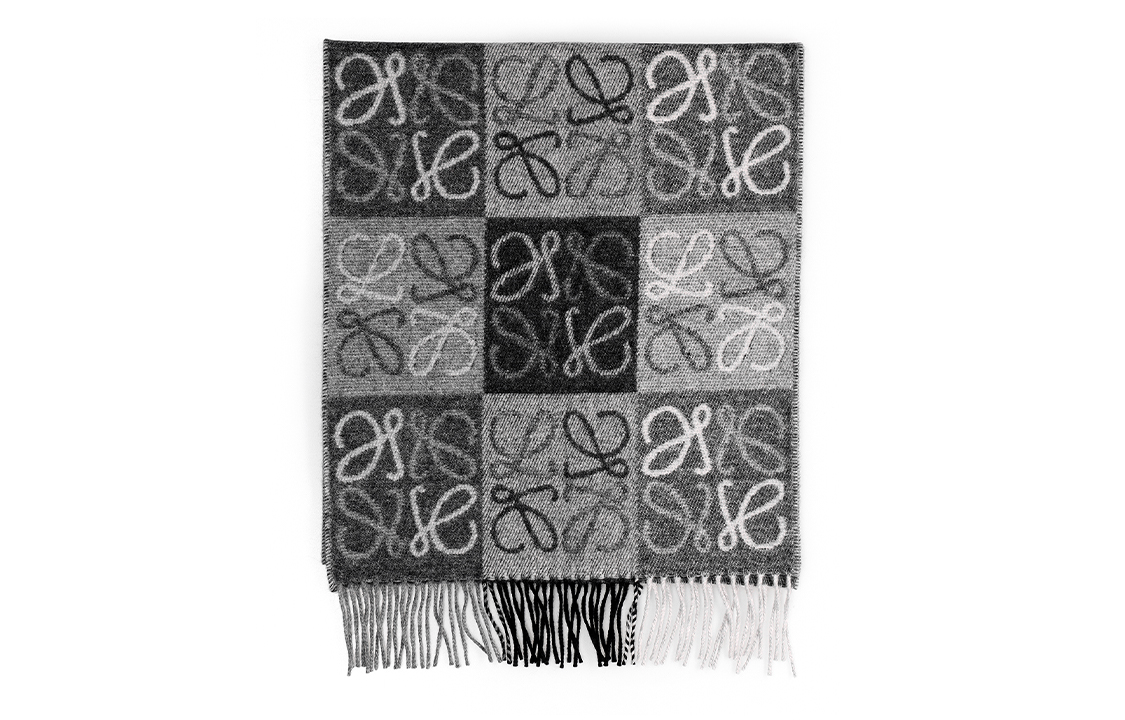 Lookbook (Women) LOEWE  Grey Fashion Casual Trendy Knit Scarf. F810487X17