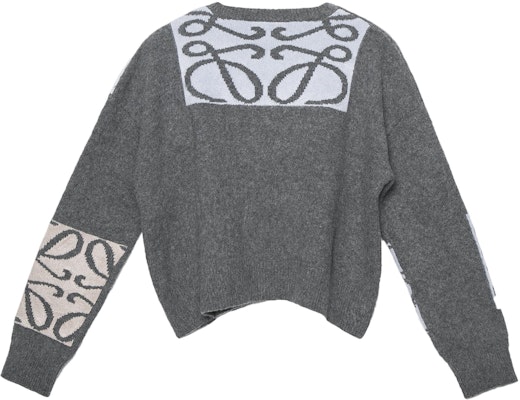 (W) LOEWE Sudadera Gris de Manga Larga con Estampado Floral. S359Y14KCY-1584 Lookbook (W) LOEWE Sudadera Gris de Manga Larga con Estampado Floral. S359Y14KCY-1584