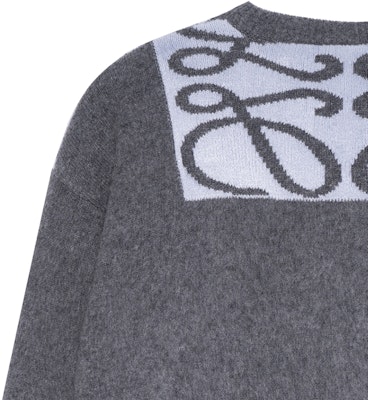 (W) LOEWE Sudadera Gris de Manga Larga con Estampado Floral. S359Y14KCY-1584 Sizing (W) LOEWE Sudadera Gris de Manga Larga con Estampado Floral. S359Y14KCY-1584