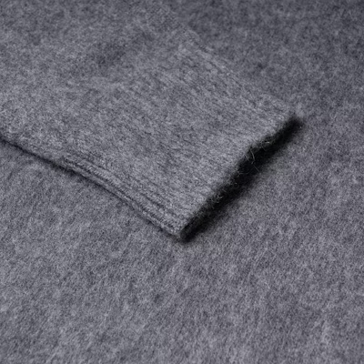 (W) LOEWE Sudadera Gris de Manga Larga con Estampado Floral. S359Y14KCY-1584 2