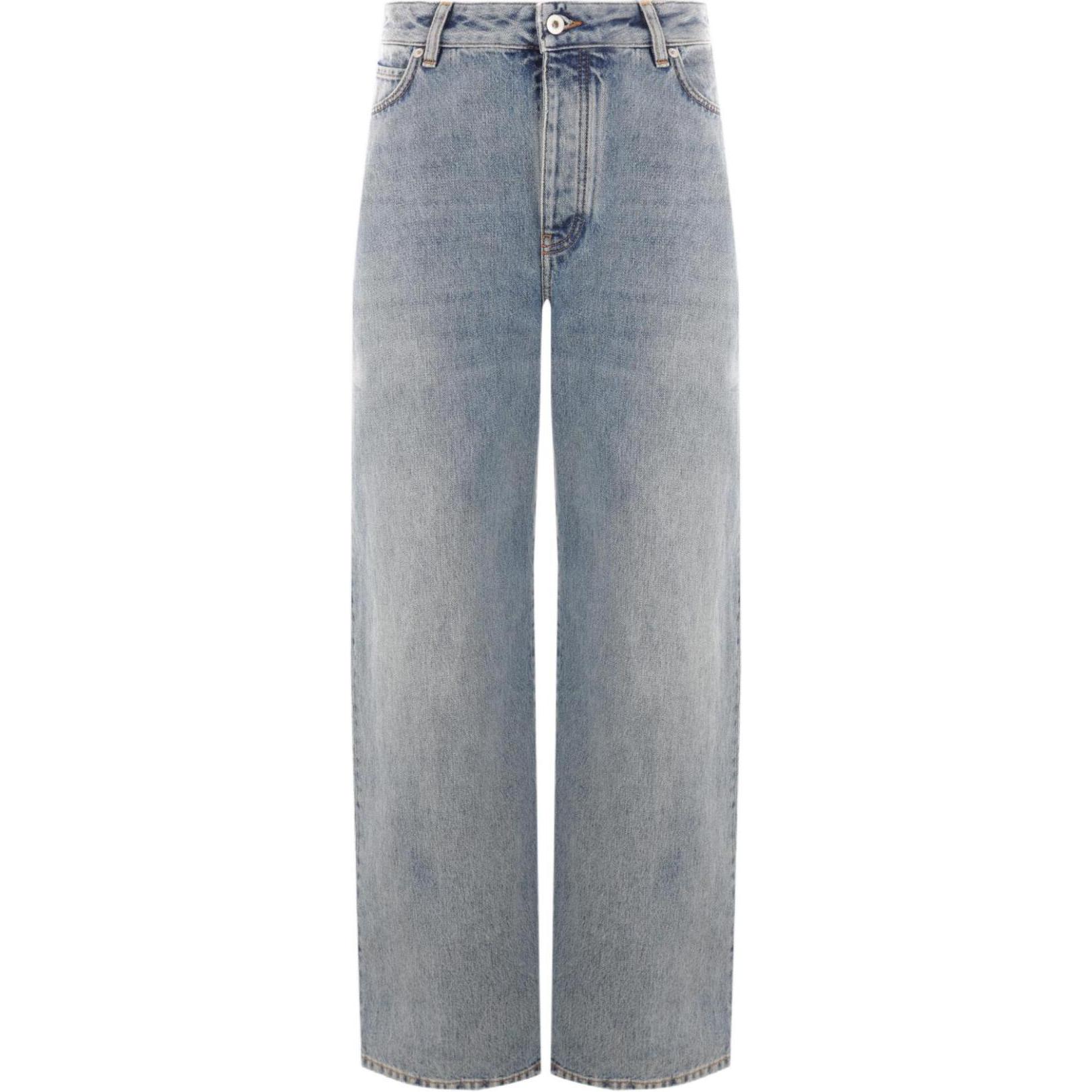 (Women) LOEWE  High-Waisted Straight-Leg Jeans Blue S540Y11X65-8438