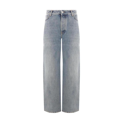 (Women) LOEWE High-Waisted Straight-Leg Jeans Blue S540Y11X65-8438