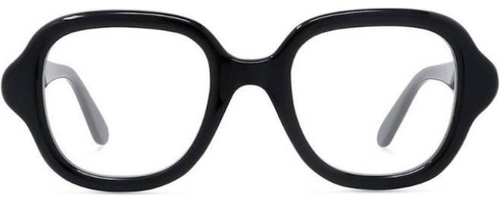 (W) LOEWE 黑色不规则Logo镜腿醋酸光学眼镜 LW50075ILINEACURVY001NERO Lookbook (W) LOEWE 黑色不规则Logo镜腿醋酸光学眼镜 LW50075ILINEACURVY001NERO