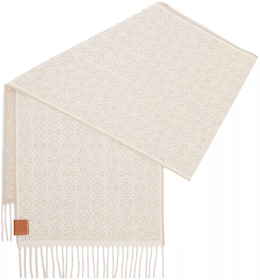 (Women) LOEWE Logo Cashmere Tassel Scarf Beige/Brown F811257X11-2144 Shop (Women) LOEWE Logo Cashmere Tassel Scarf Beige/Brown F811257X11-2144