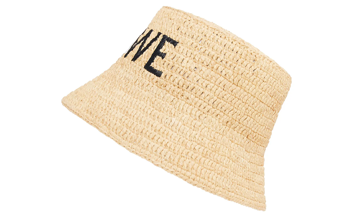 Shop (W) LOEWE 自然藤草刺繡標誌漁夫帽. K820HB1XA4