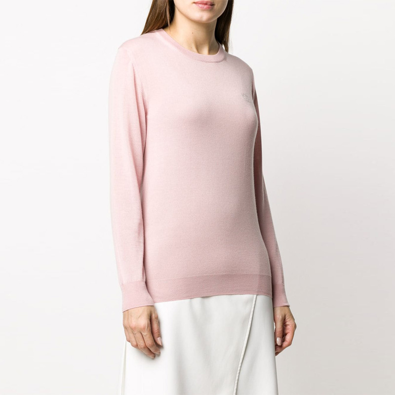 Purchase (W) LOEWE 粉色修身刺绣圆领针织毛衣 S3109200MI7080