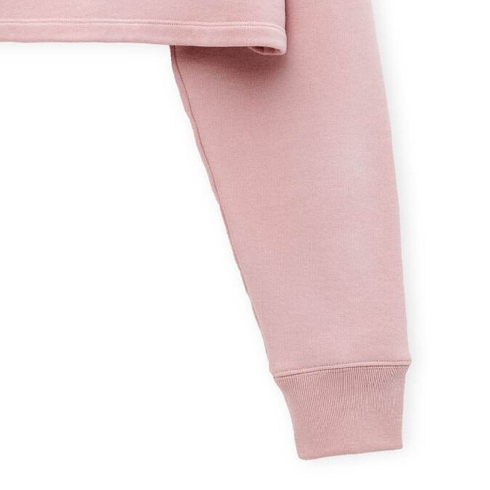 Sizing (W) LOEWE Baju Sweatshirt Kapas Pendek Warna Merah Jambu. S359Y24X47-7140