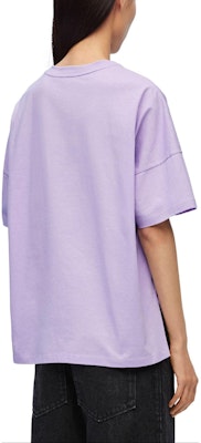 (Women) LOEWE Purple Loose Fit Short Sleeve Round Neck T-Shirt. S359Y22X58-5877 Shop (Women) LOEWE Purple Loose Fit Short Sleeve Round Neck T-Shirt. S359Y22X58-5877