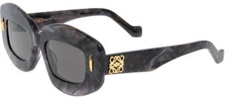(Women) LOEWE Rectangular Grey Acetate Sunglasses with Patterned Frame. LW40114I (Women) LOEWE Rectangular Grey Acetate Sunglasses with Patterned Frame. LW40114I