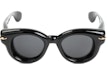 Buy (W) LOEWE 圆形太阳眼镜 黑色镜框 配标志性镜腿 LW40118I4601ASHINYBLACK