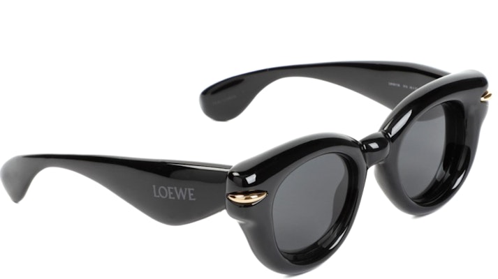(W) LOEWE 圆形太阳眼镜 黑色镜框 配标志性镜腿 LW40118I4601ASHINYBLACK Lookbook (W) LOEWE 圆形太阳眼镜 黑色镜框 配标志性镜腿 LW40118I4601ASHINYBLACK