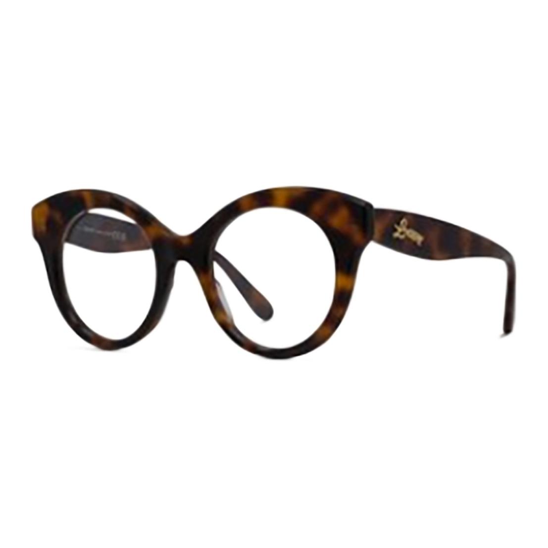 (Women) LOEWE  Round Tortoiseshell Optical Glasses with Logo Design. LW50074